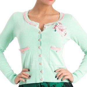 Embroidered cardigan